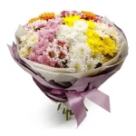 Букет из хризантем «Пылкость»