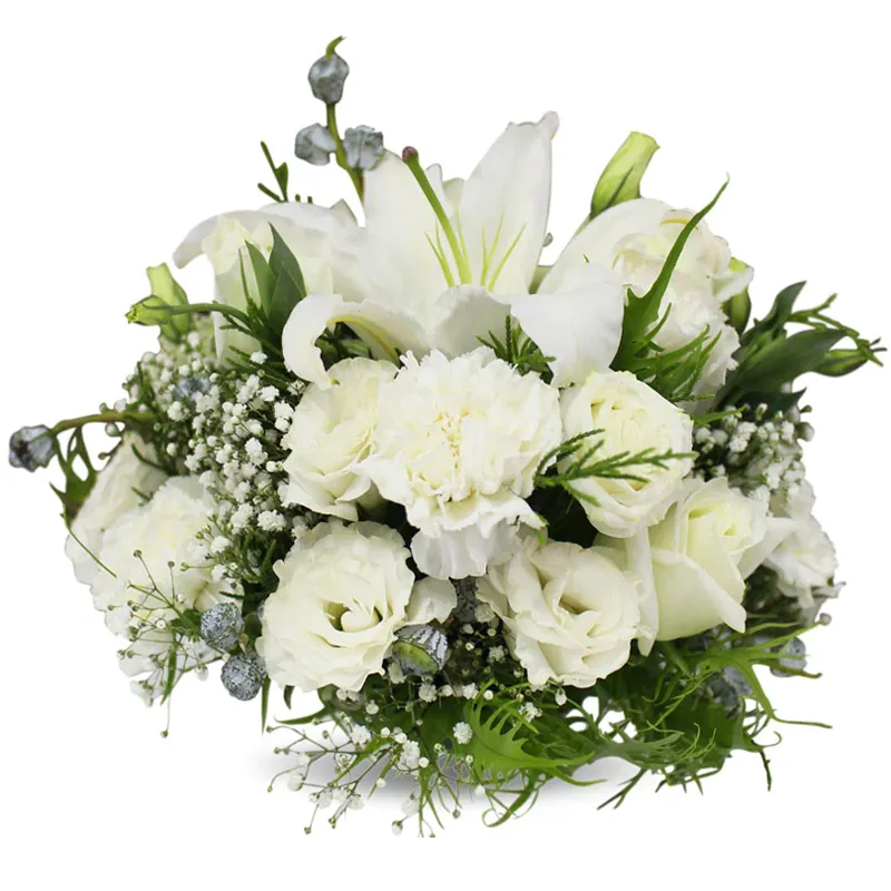 Корзина с цветами Яркая вершина